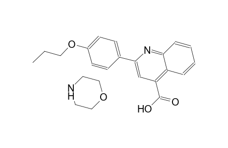 2-(4-propoxyphenyl)-4-quinolinecarboxylic acid compound with morpholine (1:1)