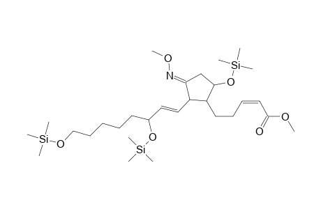 5-(2-(3,8-di(trimethylsiloxy)-1-octenyl)-3-methoxyimino-5-(trimethylsiloxy)cyclopentyl)penta-2(Z)-enoic acid methyl ester