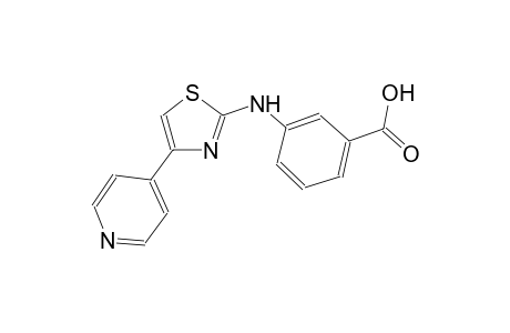 benzoic acid, 3-[[4-(4-pyridinyl)-2-thiazolyl]amino]-