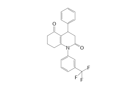 4-Phenyl-1-[3-(trifluoromethyl)phenyl]-4,6,7,8-tetrahydro-3H-quinoline-2,5-dione