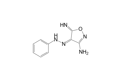 5-Imino-4-phenylhydrazono-4,5-dihydroisoxazol-3-ylamine