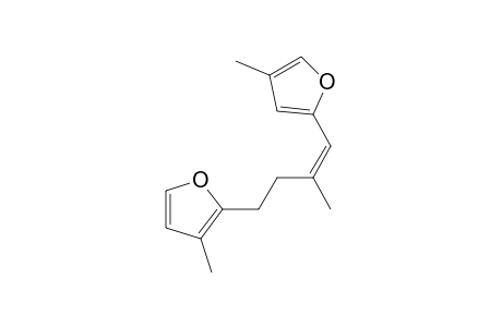3-Methyl-2-[(3'E)-3'-methyl-4'-(4"-methyl-2"furyl)-3'-butenyl]furan