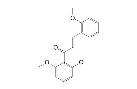 (E)-1-(2-HYDROXY-6-METHOXYPHENYL)-3-(2-METHOXYPHENYL)-PROP-2-EN-1-ONE