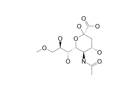 5-ACETAMIDO-9-O-METHYL-3,5-DIDEOXY-D-GLYCERO-BETA-D-GALACTO-2-NONULOPYRANOSYLONIC-ACID