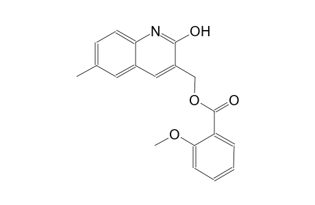 (2-hydroxy-6-methyl-3-quinolinyl)methyl 2-methoxybenzoate