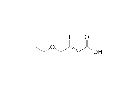 (E/Z)3-Iodo-3-(ethoxymethyl)-2-propenoic acid