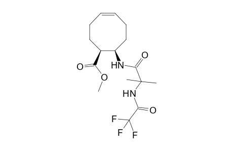 (1S,4Z,8R)-8-[[2-methyl-1-oxo-2-[(2,2,2-trifluoro-1-oxoethyl)amino]propyl]amino]-1-cyclooct-4-enecarboxylic acid methyl ester