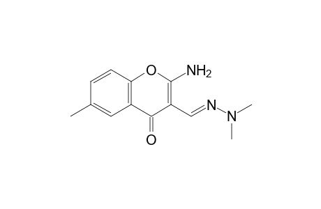 2-Amino-6-methyl-3-(N,N-dimethylhydrazonomethyl)chromone