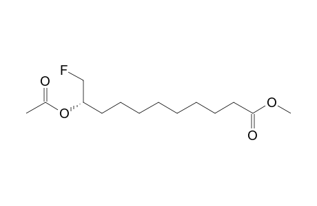 Methyl (10S)-(+)-11-Fluoro-10-acetoxyundecanoate