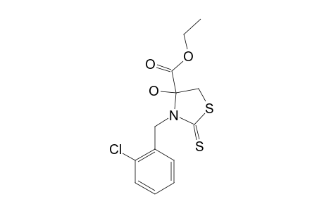 ETHYL-3-(2-CHLOROBENZYL)-4-HYDROXY-2-THIOXO-1,3-THIAZOLANE-4-CARBOXYLATE