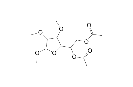 Methyl 5,6-di-O-acetyl-2,3-di-O-methylhexofuranoside