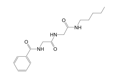 N-(2-oxo-2-{[2-oxo-2-(pentylamino)ethyl]amino}ethyl)benzamide