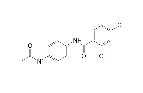 2,4-dichloro-4'-(N-methylacetamido)benzanilide