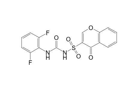 1-(2,6-difluorophenyl)-3-(4-ketochromen-3-yl)sulfonyl-urea