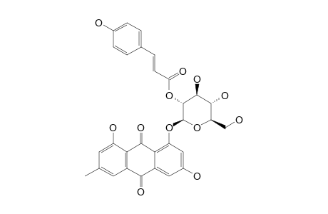EMODIN-8-BETA-D-(2''-O-COUMARATE)-GLUCOPYRANOSIDE