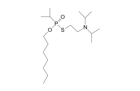 Heptyl S-2-(diisopropylamino)ethyl isopropylphosphonothiolate