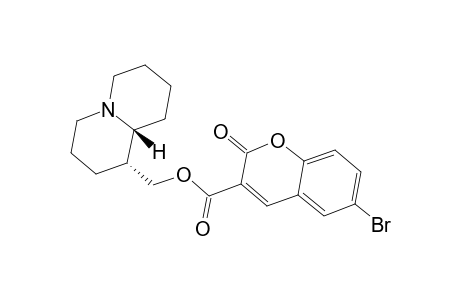 (1R,9aR)-octahydro-2H-quinolizin-1-ylmethyl 6-bromo-2-oxo-2H-chromene-3-carboxylate