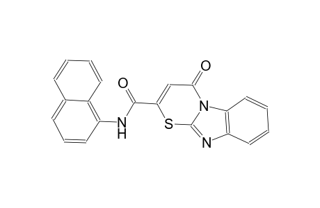 N-(1-naphthyl)-4-oxo-4H-[1,3]thiazino[3,2-a]benzimidazole-2-carboxamide