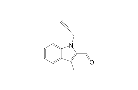 3-Methyl-1-(prop-2'-ynyl)indole-2-carbaldehyde