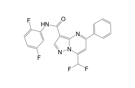 7-(difluoromethyl)-N-(2,5-difluorophenyl)-5-phenylpyrazolo[1,5-a]pyrimidine-3-carboxamide