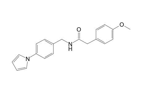 Benzeneacetamide, 4-methoxy-N-[[4-(1H-pyrrol-1-yl)phenyl]methyl]-