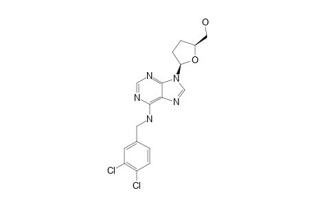 9-(2,3-DIDEOXY-BETA-D-GLYCERO-PENTOFURANOSYL)-6-(3,4-DICHLOROBENZYL)-AMINOPURINE