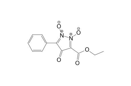 4H-Pyrazole-3-carboxylic acid, 4-oxo-5-phenyl-, ethyl ester, 1,2-dioxide