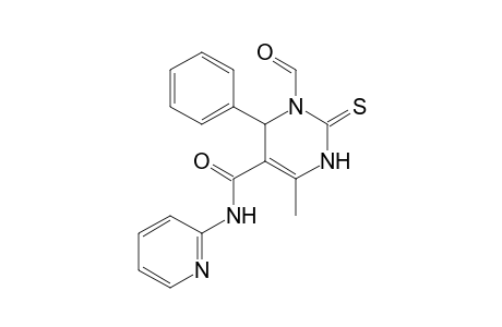 3-Formyl-6-methyl-4-phenyl-N-(pyridine-2-yl)-2-thioxo-1,2,3,4-tetrahydro-pyrimidine-5-carboxamide