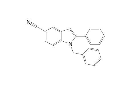 1-Benzyl-2-phenyl-1H-indole-5-carbonitrile