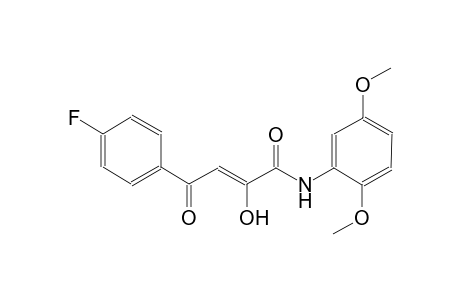 (2Z)-N-(2,5-dimethoxyphenyl)-4-(4-fluorophenyl)-2-hydroxy-4-oxo-2-butenamide