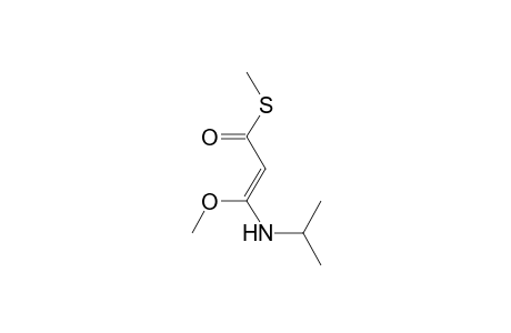 Methyl 3-Methoxy-3-(isopropylamino)prop-2-enethiolate
