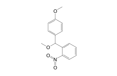 1-[methoxy-(4-methoxyphenyl)methyl]-2-nitro-benzene