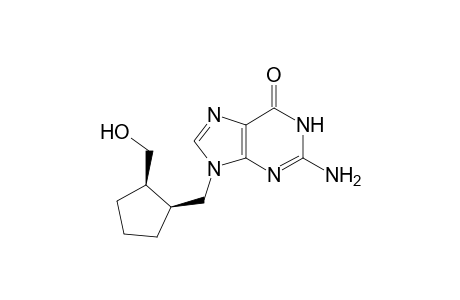 (+-)-cis-9-[2-(Hydroxymethyl)cyclopentylmethyl]guanine