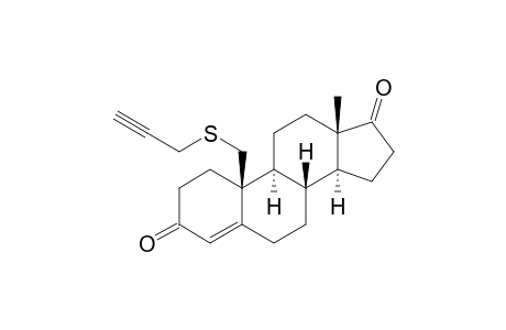 Androst-4-ene-3,17-dione, 19-(2-propynylthio)-