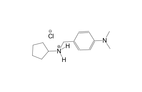 N-[4-(dimethylamino)benzyl]cyclopentanaminium chloride