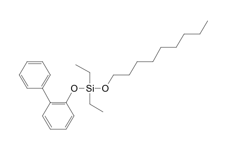 Silane, diethylnonyloxy(2-phenylphenoxy)-