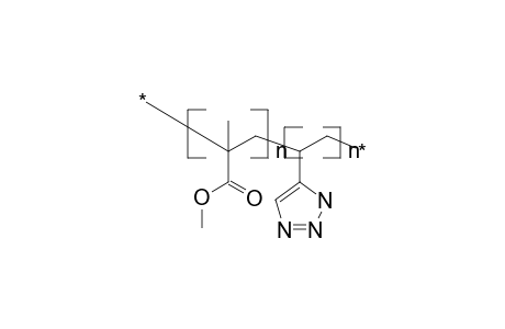 Poly(methyl methacrylate-co-vinyltriazole)