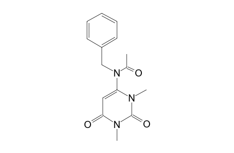 1,3-Dimethyl-6-benzylaminouracil, N-acetyl