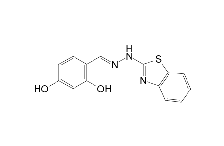 beta-resorcylaldehyde, (2-benzothiazolyl)hydrazone