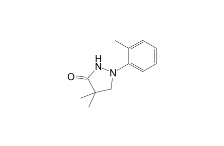4,4-Dimethyl-1-(o-tolyl)pyrazolidin-3-one