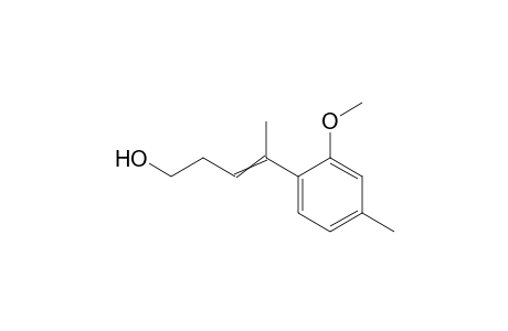 4-(2'-Methoxy-4'-methyl-phenyl)-pent-3-en-1-ol