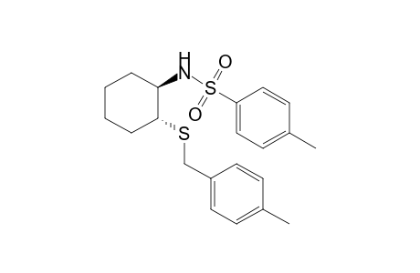 4-methyl-N-[(1R,2R)-2-(p-tolylmethylsulfanyl)cyclohexyl]benzenesulfonamide