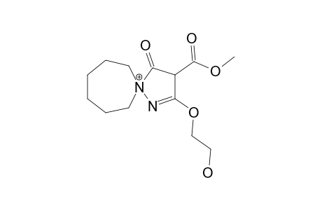 2-(2-HYDROXYETHOXY)-3-(METHOXYCARBONYL)-4-OXO-1-AZA-5-AZONIASPIRO-[4.6]-UNDEC-1-ENE-5-IUM-3-IDE