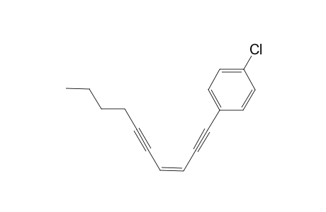 1-Chloranyl-4-[(Z)-dec-3-en-1,5-diynyl]benzene