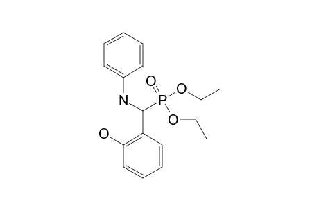 DIETHYL-ALPHA-ANILINO-(2-HYDROXYBENZYL)-PHOSPHONATE