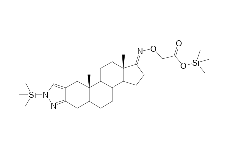 20-Nor-17,O17-dehydro-stanozolol, 17-carboxymethoxime, N,O-bis-TMS