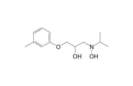 2-Propanol, 1-[hydroxy(1-methylethyl)amino]-3-(3-methylphenoxy)-
