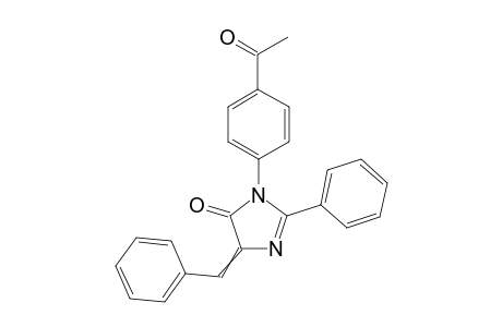 3-(4-acetylphenyl)-5-benzylidene-2-phenyl-3,5-dihydro-4H-imidazol-4-one