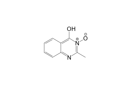 4-Quinazolinol, 2-methyl-, 3-oxide