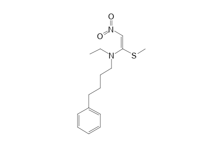 1-(N-ETHYL-4-PHENYLBUTYLAMINO)-1-(METHYLTHIO)-2-NITROETHENE